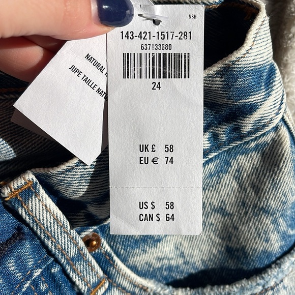 Abercrombie & Fitch jean skirt NWT - Picture 4 of 4